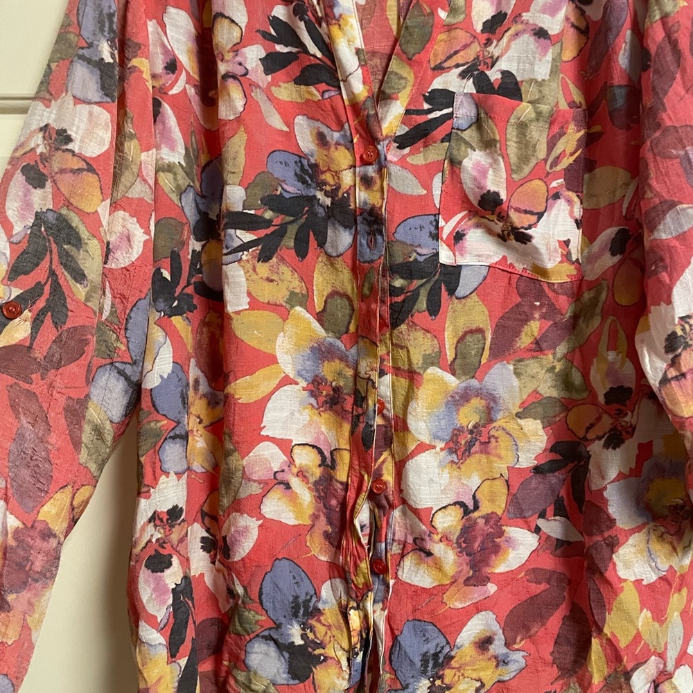 Zac & Rachel Floral Blouse - Multicolor